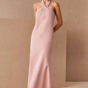 Anthropologie / BHLDN Ruby Satin Charmeuse Dress